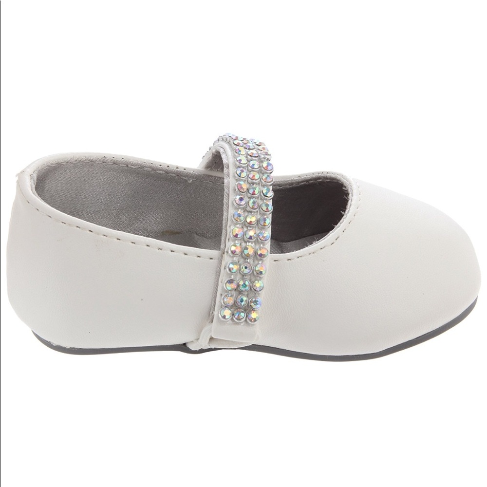 Studded Round Toe Baby Ballet Flat - Picture 3 of 7
